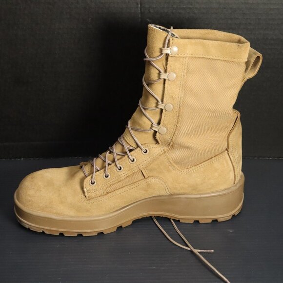 Altama Mens 11.5N Narrow Leather Desert Tan  Army Combat Boots SPE1C1-12-D-1053 - Picture 13 of 16